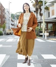 NGUJS01490 GIANNI LO GIUDICE(ジャンニ ロ ジュディチェ) [日本製]ペーパークロスナイロンコート オレンジブラウン