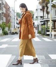 NGUJS01490 GIANNI LO GIUDICE(ジャンニ ロ ジュディチェ) [日本製]ペーパークロスナイロンコート オレンジブラウン