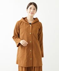 NGUJS01490 GIANNI LO GIUDICE(ジャンニ ロ ジュディチェ) [日本製]ペーパークロスナイロンコート オレンジブラウン