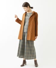 NGUJS01490 GIANNI LO GIUDICE(ジャンニ ロ ジュディチェ) [日本製]ペーパークロスナイロンコート オレンジブラウン