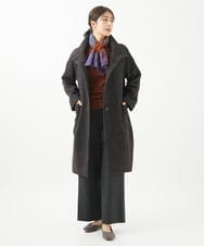大人気新品セール ブ 日本製]ITALYミックスウールツイードロングコート(その他の ジャケット・アウター