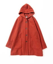 NGVAE32590 GIANNI LO GIUDICE(ジャンニ ロ ジュディチェ) ウールモッサフーディーコート レッド
