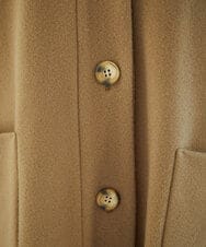 NGVAE32590 GIANNI LO GIUDICE(ジャンニ ロ ジュディチェ) ウールモッサフーディーコート ベージュ