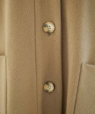 NGVAE32590 GIANNI LO GIUDICE(ジャンニ ロ ジュディチェ) ウールモッサフーディーコート ベージュ