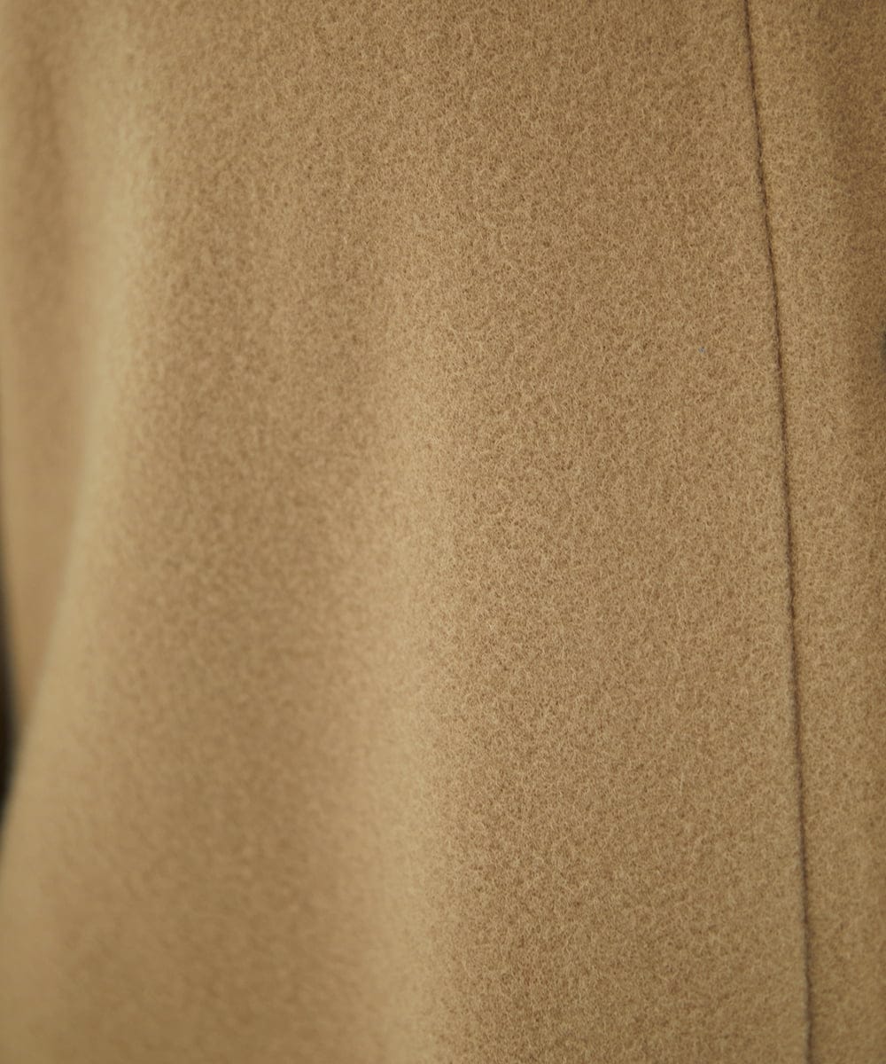 NGVAE32590 GIANNI LO GIUDICE(ジャンニ ロ ジュディチェ) ウールモッサフーディーコート ベージュ