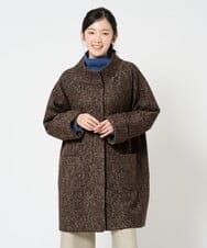 NGVAH51790 GIANNI LO GIUDICE(ジャンニ ロ ジュディチェ) ウールミルドラッセルコート ブラウン