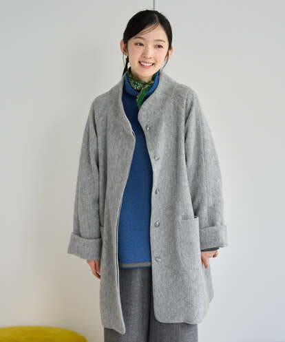 NGVAH51790 GIANNI LO GIUDICE ウールミルドラッセルコート