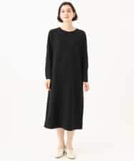 NHAJD11390 GIANNI LO GIUDICE(小さいサイズ)(メゾン ドゥ サンク) ヴィスコースミラノワンピース グレー