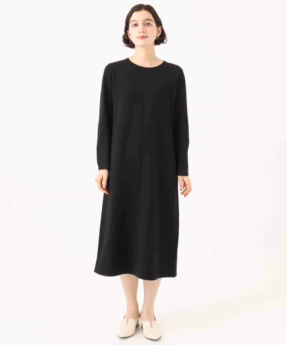 NHAJD11390 GIANNI LO GIUDICE(小さいサイズ)(メゾン ドゥ サンク) ヴィスコースミラノワンピース グレー