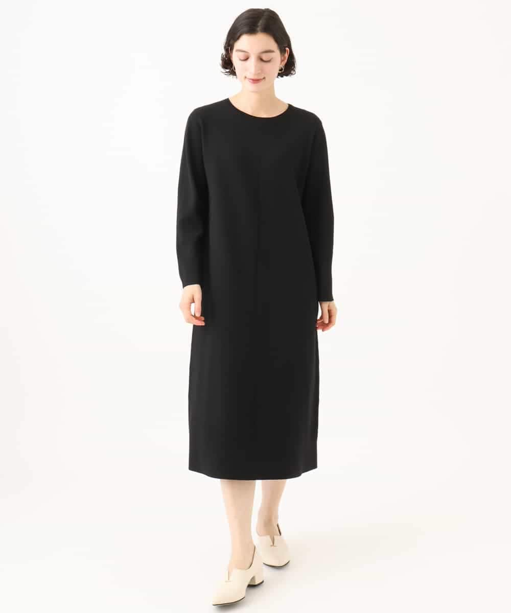 NHAJD11390 GIANNI LO GIUDICE(小さいサイズ)(メゾン ドゥ サンク) ヴィスコースミラノワンピース グレー