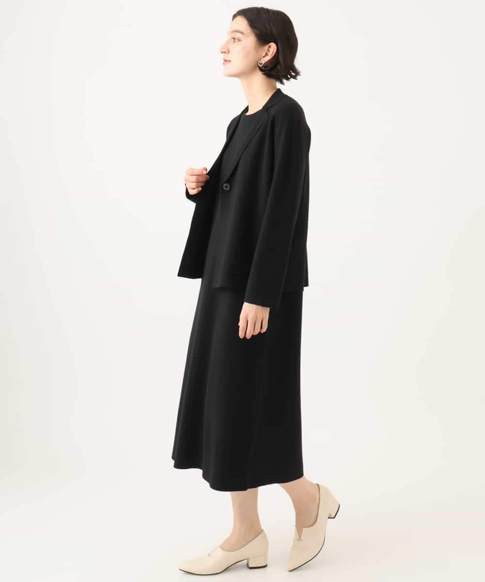 NHAJD11390 GIANNI LO GIUDICE(小さいサイズ)(メゾン ドゥ サンク) ヴィスコースミラノワンピース グレー