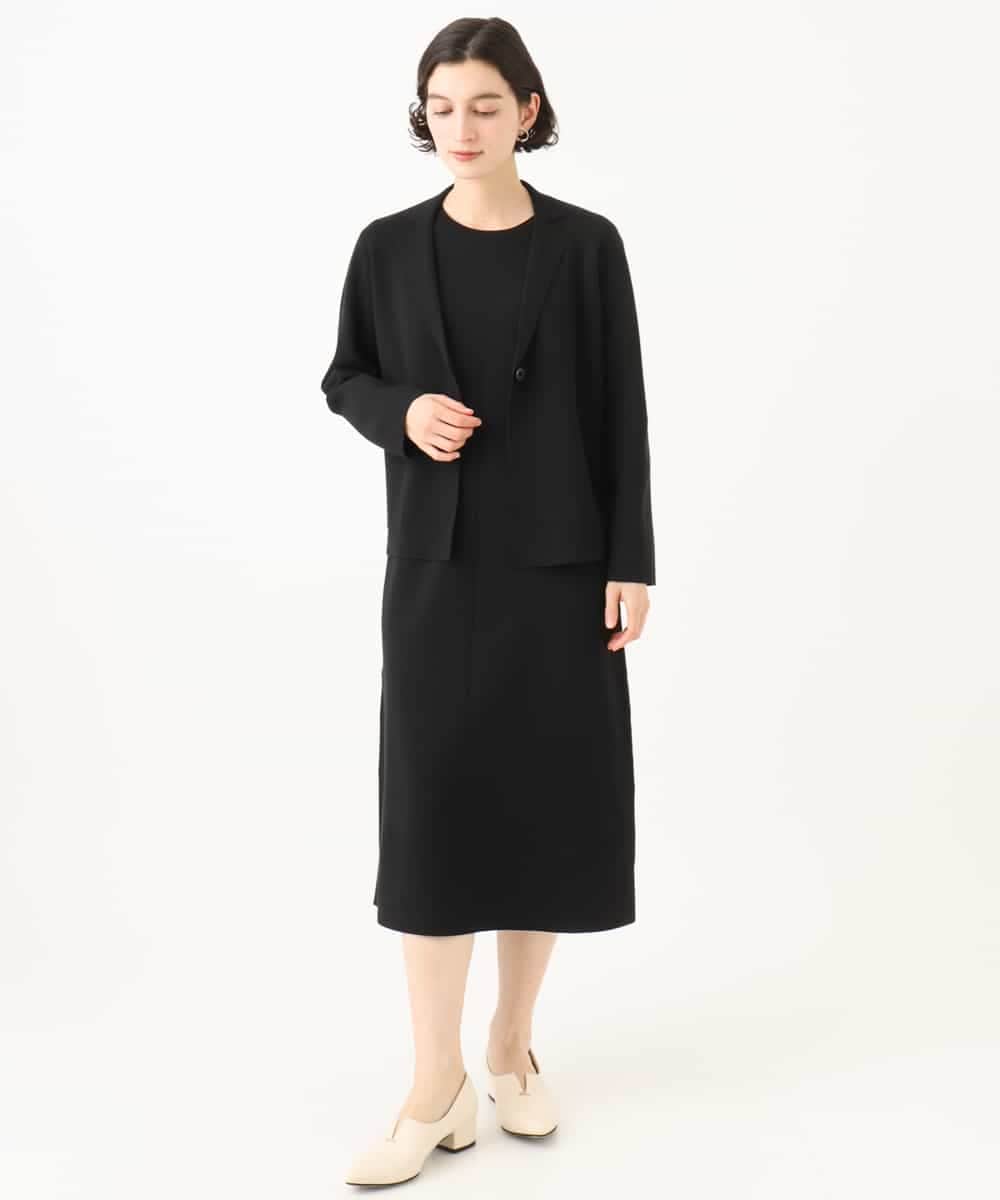 NHAJD11390 GIANNI LO GIUDICE(小さいサイズ)(メゾン ドゥ サンク) ヴィスコースミラノワンピース グレー