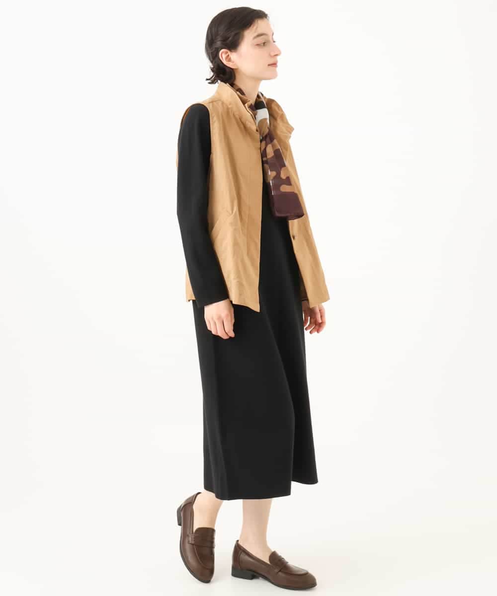 NHAJD11390 GIANNI LO GIUDICE(小さいサイズ)(メゾン ドゥ サンク) ヴィスコースミラノワンピース グレー