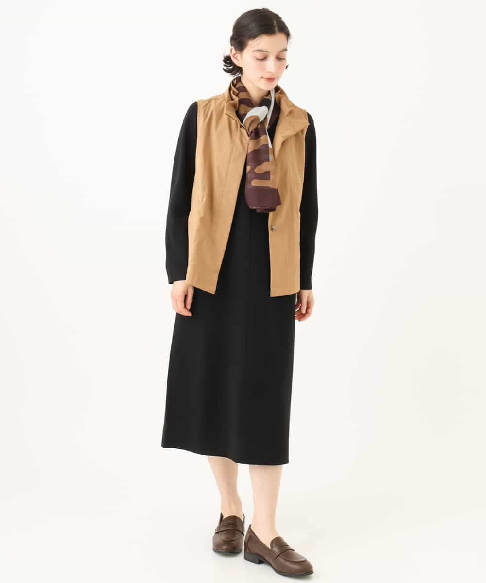 NHAJD11390 GIANNI LO GIUDICE(小さいサイズ)(メゾン ドゥ サンク) ヴィスコースミラノワンピース グレー