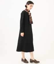 NHAJD11390 GIANNI LO GIUDICE(小さいサイズ)(メゾン ドゥ サンク) ヴィスコースミラノワンピース グレー