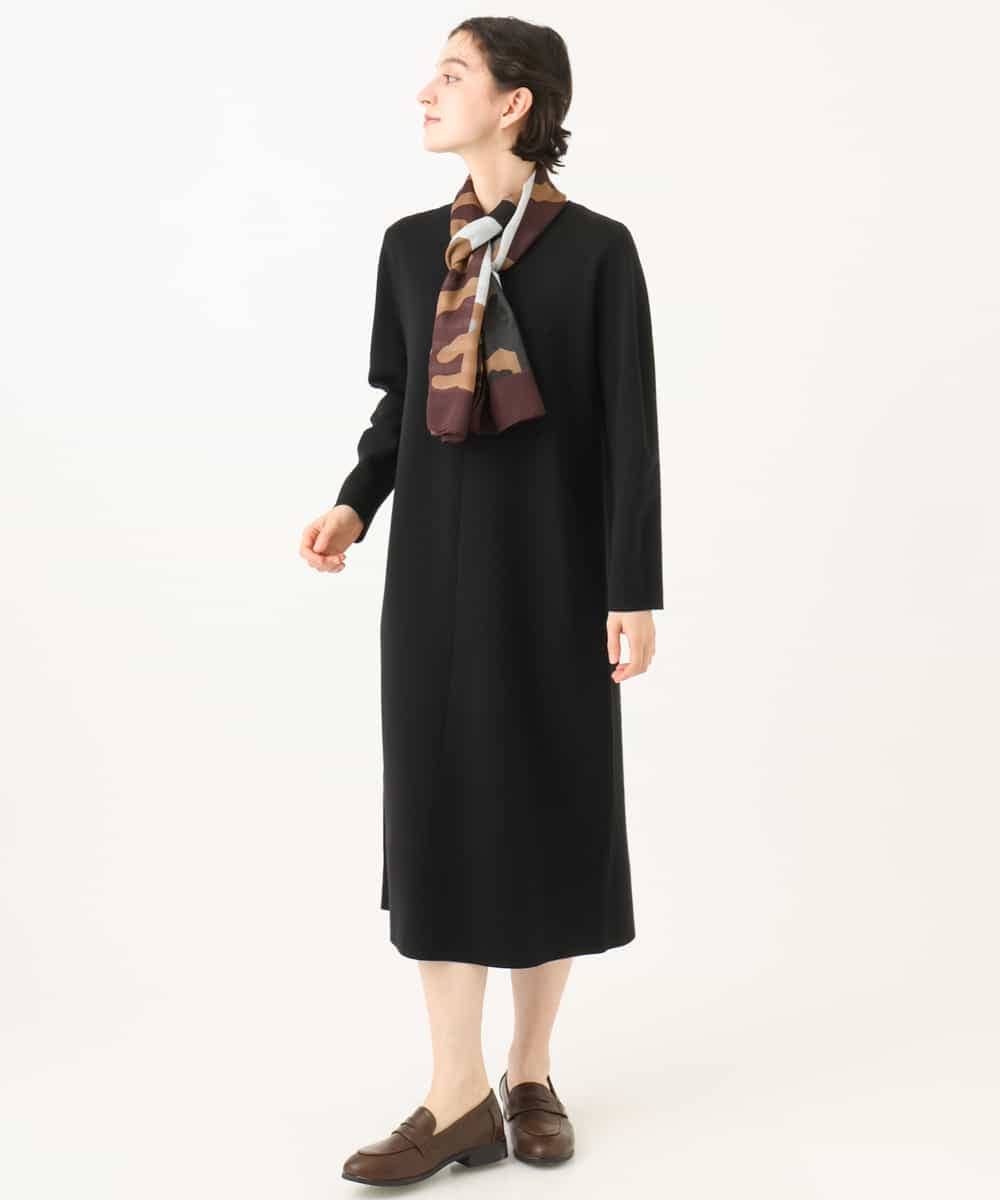 NHAJD11390 GIANNI LO GIUDICE(小さいサイズ)(メゾン ドゥ サンク) ヴィスコースミラノワンピース グレー