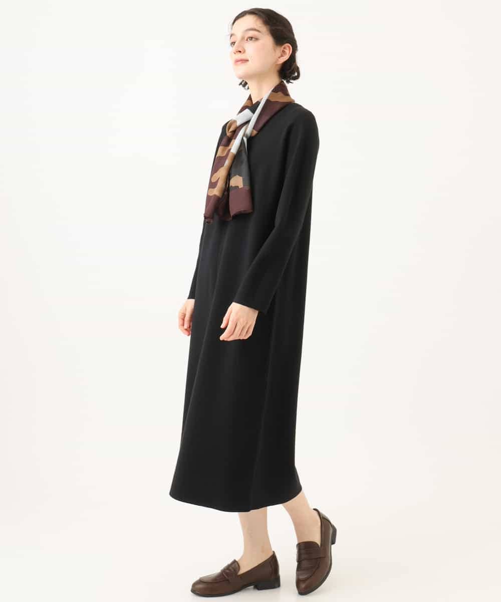 NHAJD11390 GIANNI LO GIUDICE(小さいサイズ)(メゾン ドゥ サンク) ヴィスコースミラノワンピース グレー