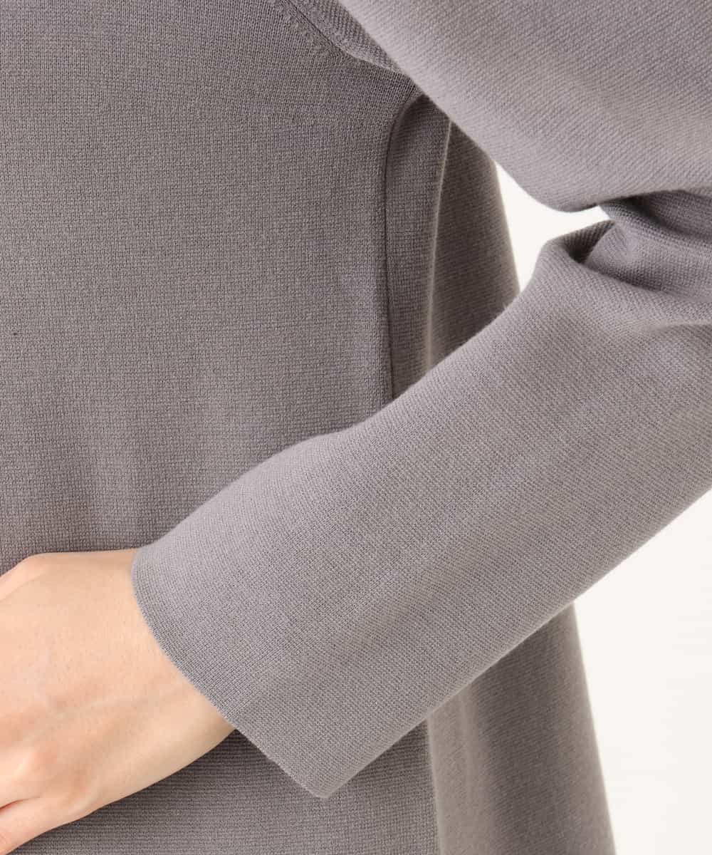 NHAJD11390 GIANNI LO GIUDICE(小さいサイズ)(メゾン ドゥ サンク) ヴィスコースミラノワンピース グレー
