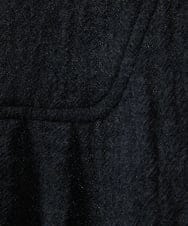 NHBAB41330 GIANNI LO GIUDICE(小さいサイズ)(メゾン ドゥ サンク) [セットアップ対応]ウールリファインガーゼチュニックブラウス ダークグレー