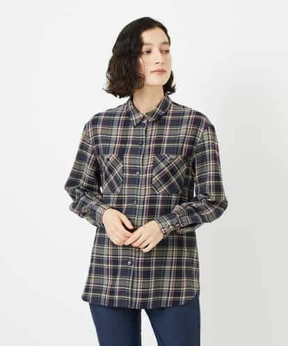 NHBAE10330 GIANNI LO GIUDICE(小さいサイズ) 先染めチェックブラウス