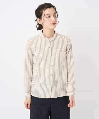 NHBAE23230 GIANNI LO GIUDICE(小さいサイズ) シャーリング起毛ブラウス