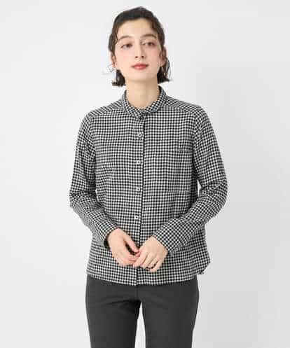 NHBAE23230 GIANNI LO GIUDICE(小さいサイズ) シャーリング起毛ブラウス