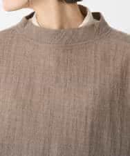 NHBAE36230 GIANNI LO GIUDICE(小さいサイズ)(メゾン ドゥ サンク) [セットアップ対応]リファインガーゼベストブラウス ベージュ