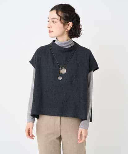 NHBAE36230 GIANNI LO GIUDICE(小さいサイズ) [セットアップ対応]リファインガーゼベストブラウス