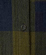 NHBAF15330 GIANNI LO GIUDICE(小さいサイズ)(メゾン ドゥ サンク) [日本製]リファインガーゼブロックチェックブラウス イエロー系