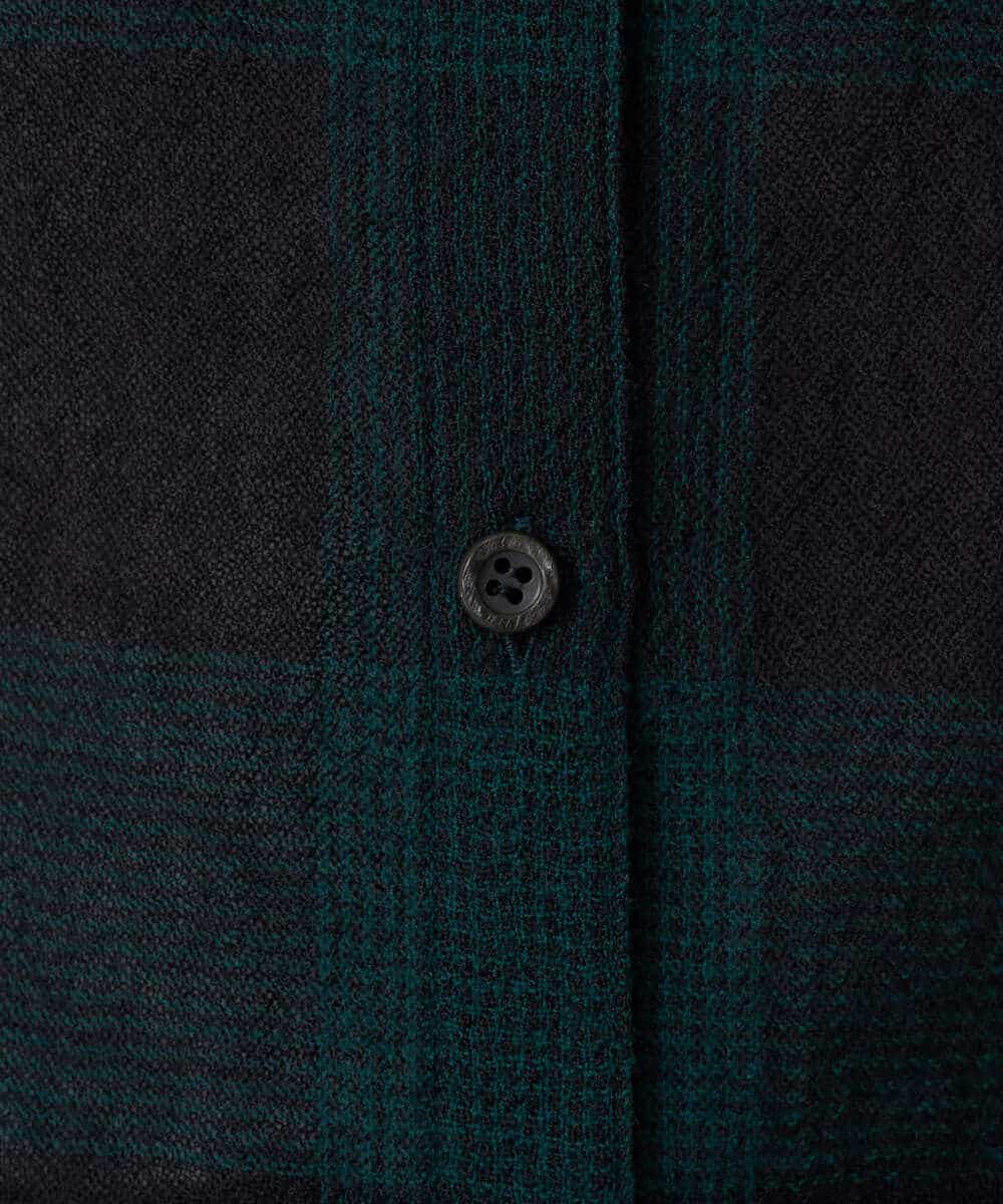 NHBAF15330 GIANNI LO GIUDICE(小さいサイズ)(メゾン ドゥ サンク) [日本製]リファインガーゼブロックチェックブラウス イエロー系