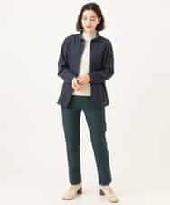 NHBAI86270 GIANNI LO GIUDICE(小さいサイズ)(メゾン ドゥ サンク) ギンガムチェックウールブラウス ブラウン