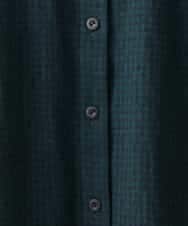 NHBAI86270 GIANNI LO GIUDICE(小さいサイズ)(メゾン ドゥ サンク) ギンガムチェックウールブラウス ブラウン