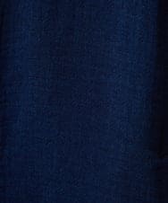NHBEB50350 GIANNI LO GIUDICE(小さいサイズ)(メゾン ドゥ サンク) 二重織ガーゼデニムロングブラウス ネイビー