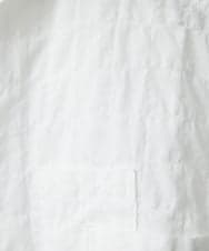 NHBEF14230 GIANNI LO GIUDICE(小さいサイズ)(メゾン ドゥ サンク) シャーリングシャンブレーブラウス ライトブルー