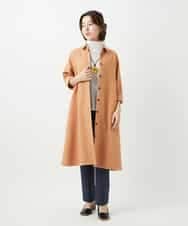 NHBEF15390 GIANNI LO GIUDICE(小さいサイズ)(メゾン ドゥ サンク) [セットアップ対応]二重織ガーゼデニム製品染めブラウス ネイビー