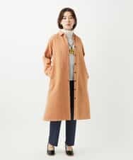 NHBEF15390 GIANNI LO GIUDICE(小さいサイズ)(メゾン ドゥ サンク) [セットアップ対応]二重織ガーゼデニム製品染めブラウス ネイビー