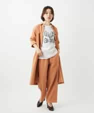NHBEF15390 GIANNI LO GIUDICE(小さいサイズ)(メゾン ドゥ サンク) [セットアップ対応]二重織ガーゼデニム製品染めブラウス ネイビー
