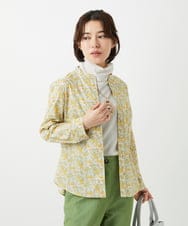 NHBEF80260 GIANNI LO GIUDICE(小さいサイズ)(メゾン ドゥ サンク) LIBERTYプリントシャツブラウス（Leontine Dream） ブルー