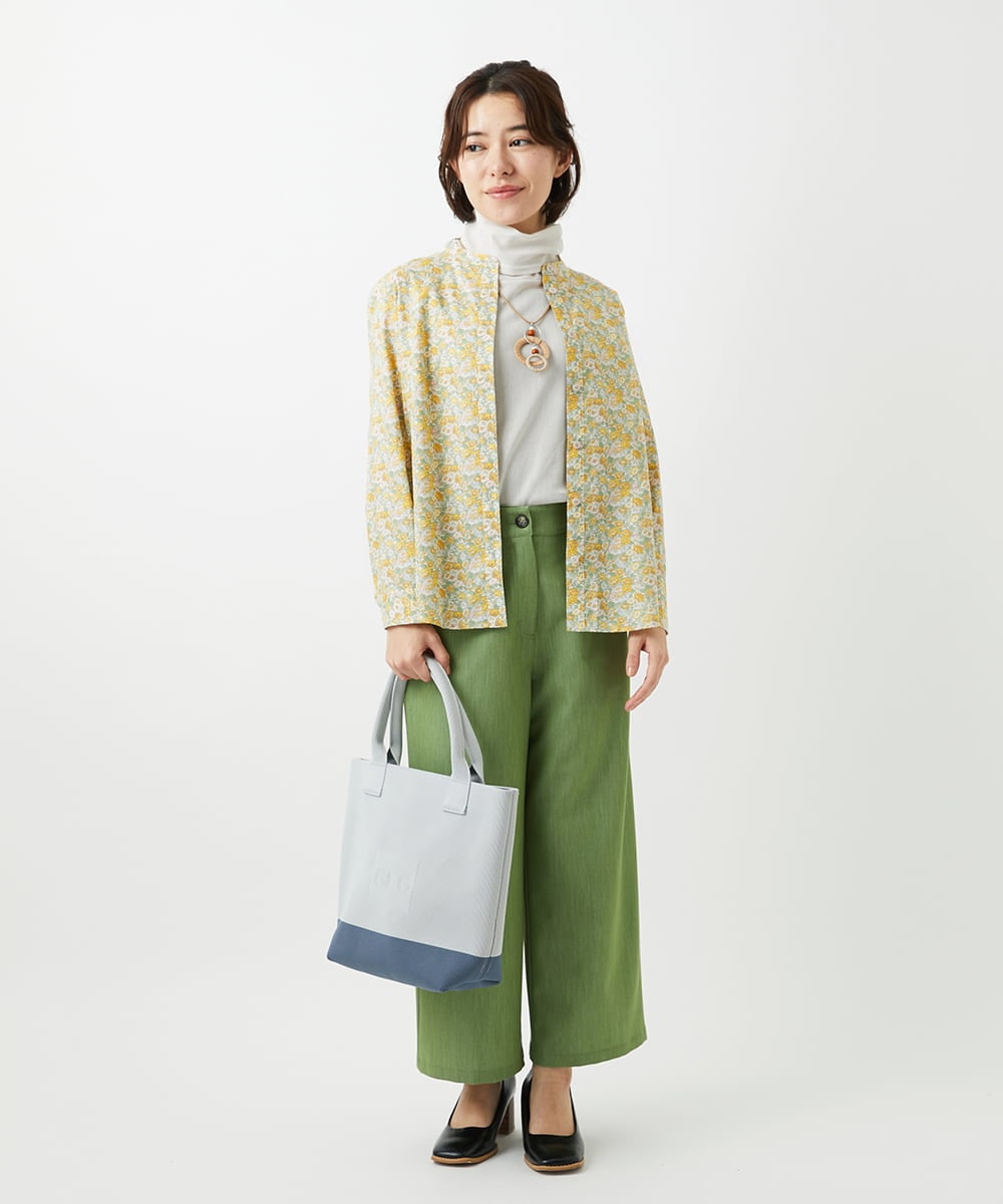 NHBEF80260 GIANNI LO GIUDICE(小さいサイズ)(メゾン ドゥ サンク) LIBERTYプリントシャツブラウス（Leontine Dream） ブルー