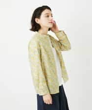 NHBEF80260 GIANNI LO GIUDICE(小さいサイズ)(メゾン ドゥ サンク) LIBERTYプリントシャツブラウス（Leontine Dream） ブルー