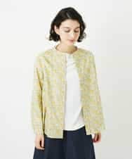 NHBEF80260 GIANNI LO GIUDICE(小さいサイズ)(メゾン ドゥ サンク) LIBERTYプリントシャツブラウス（Leontine Dream） ブルー