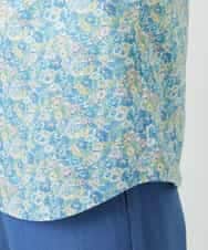 NHBEF80260 GIANNI LO GIUDICE(小さいサイズ)(メゾン ドゥ サンク) LIBERTYプリントシャツブラウス（Leontine Dream） ブルー