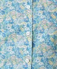 NHBEF80260 GIANNI LO GIUDICE(小さいサイズ)(メゾン ドゥ サンク) LIBERTYプリントシャツブラウス（Leontine Dream） ブルー