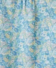 NHBEF80260 GIANNI LO GIUDICE(小さいサイズ)(メゾン ドゥ サンク) LIBERTYプリントシャツブラウス（Leontine Dream） ブルー