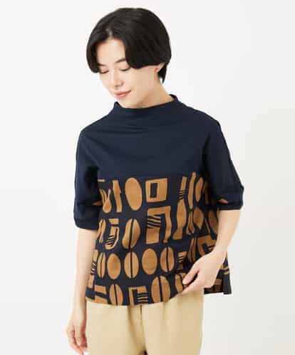 NHBGA50290 GIANNI LO GIUDICE(小さいサイズ) コーヒービーンズプリントブラウス