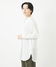NHBGC81260 GIANNI LO GIUDICE(小さいサイズ)(メゾン ドゥ サンク) デニムチュニックブラウス ネイビー