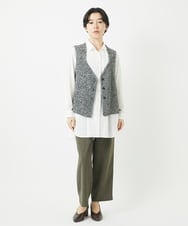 NHBGC81260 GIANNI LO GIUDICE(小さいサイズ)(メゾン ドゥ サンク) デニムチュニックブラウス ネイビー