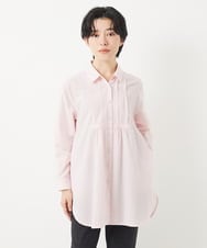 NHBGC81260 GIANNI LO GIUDICE(小さいサイズ)(メゾン ドゥ サンク) デニムチュニックブラウス ネイビー