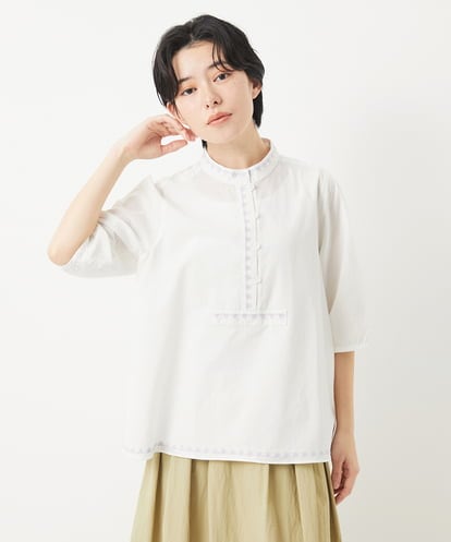 NHBGC82260 GIANNI LO GIUDICE(小さいサイズ) デニムプルオーバーブラウス