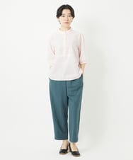 NHBGC82260 GIANNI LO GIUDICE(小さいサイズ)(メゾン ドゥ サンク) デニムプルオーバーブラウス ホワイト